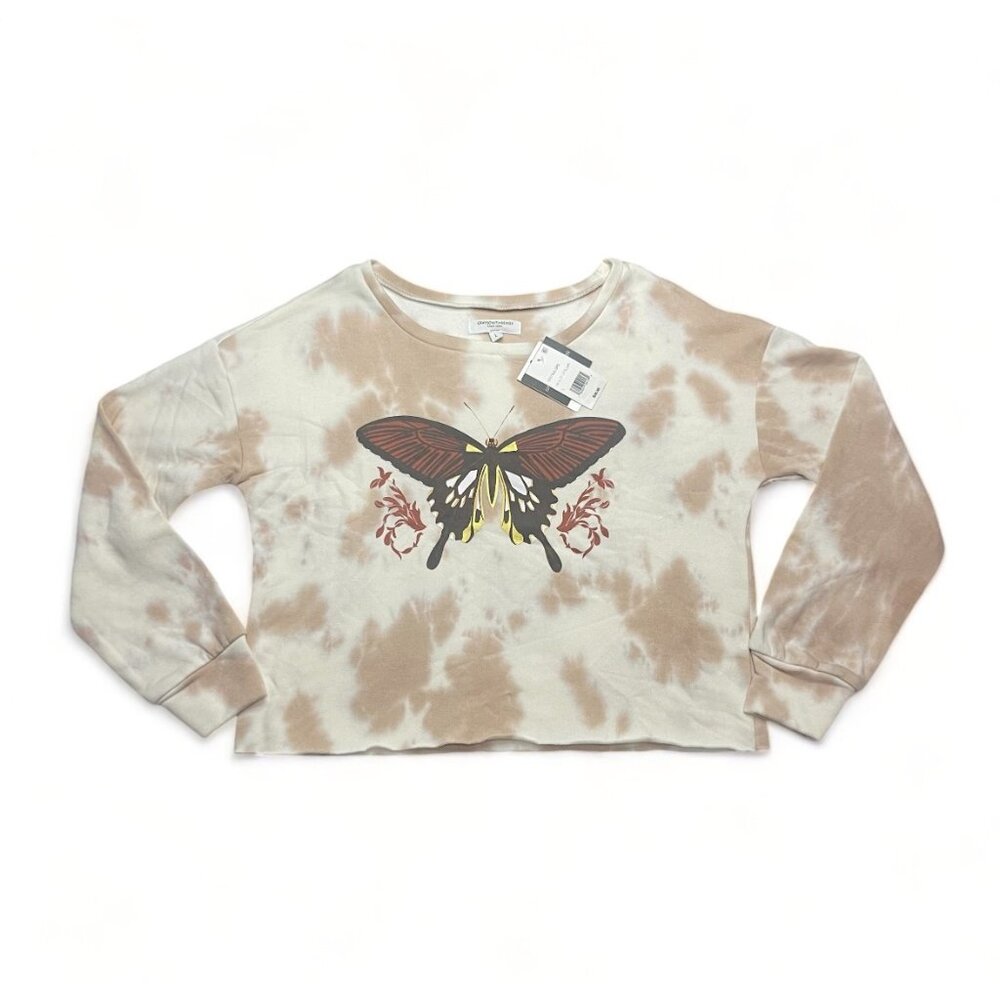 Grayson Threads Butterfly Printed Sweatshirt for Juniors, Size L, New - Picture 2 of 12